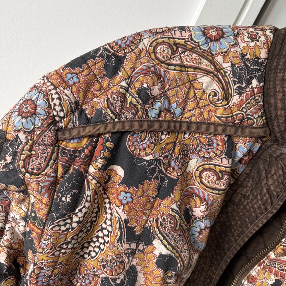 BNWT Free People Paisley Quilted Reversible Jacket - Picture 5 of 7